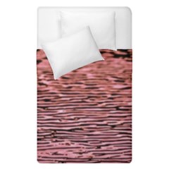 Pink  Waves Flow Series 2 Duvet Cover Double Side (single Size) by DimitriosArt