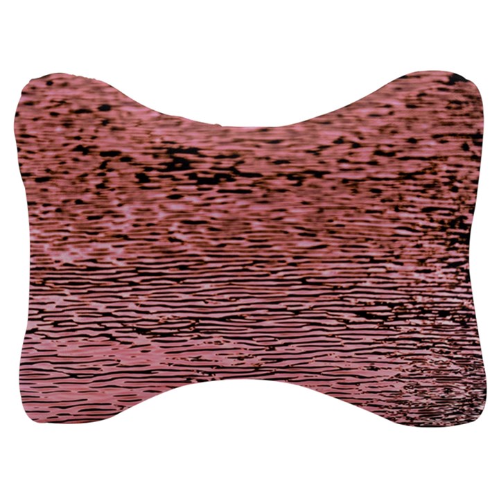 Pink  Waves Flow Series 2 Velour Seat Head Rest Cushion