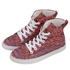 Pink  Waves Flow Series 2 Men s Hi-top Skate Sneakers by DimitriosArt