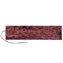 Pink  Waves Flow Series 2 Roll Up Canvas Pencil Holder (l) by DimitriosArt