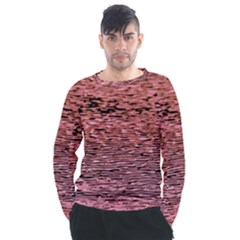 Pink  Waves Flow Series 2 Men s Long Sleeve Raglan Tee