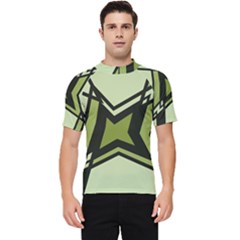 Abstract Pattern Geometric Backgrounds   Men s Short Sleeve Rash Guard