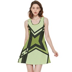 Abstract Pattern Geometric Backgrounds   Inside Out Reversible Sleeveless Dress by Eskimos