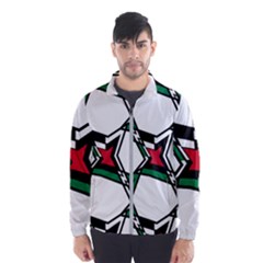 Abstract Pattern Geometric Backgrounds   Men s Windbreaker by Eskimos