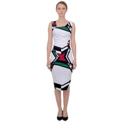 Abstract Pattern Geometric Backgrounds   Sleeveless Pencil Dress by Eskimos