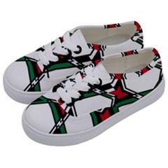 Abstract Pattern Geometric Backgrounds   Kids  Classic Low Top Sneakers by Eskimos