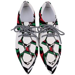 Abstract Pattern Geometric Backgrounds   Pointed Oxford Shoes by Eskimos