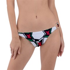 Abstract Pattern Geometric Backgrounds   Ring Detail Bikini Bottom by Eskimos