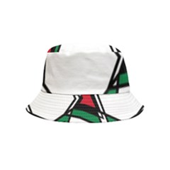 Abstract Pattern Geometric Backgrounds   Inside Out Bucket Hat (kids) by Eskimos