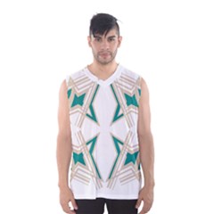 Abstract Pattern Geometric Backgrounds   Men s Basketball Tank Top by Eskimos