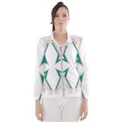 Abstract Pattern Geometric Backgrounds   Women s Windbreaker by Eskimos