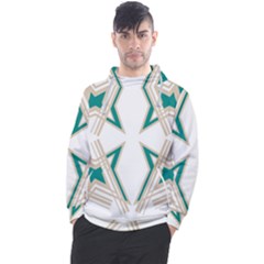 Abstract Pattern Geometric Backgrounds   Men s Pullover Hoodie by Eskimos