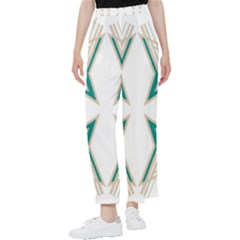 Abstract Pattern Geometric Backgrounds   Women s Pants  by Eskimos