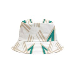 Abstract Pattern Geometric Backgrounds   Bucket Hat (kids) by Eskimos