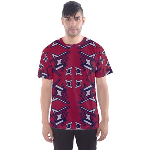 Abstract Pattern Geometric Backgrounds   Men s Sport Mesh Tee by Eskimos