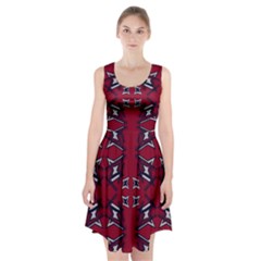 Abstract Pattern Geometric Backgrounds   Racerback Midi Dress by Eskimos