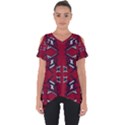 Abstract pattern geometric backgrounds   Cut Out Side Drop Tee View1