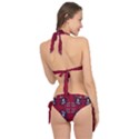 Abstract pattern geometric backgrounds   Tie It Up Bikini Set View2