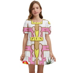 Music And Other Stuff Kids  Short Sleeve Dolly Dress