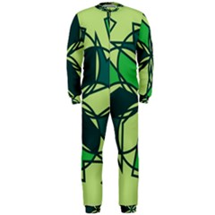 Abstract Pattern Geometric Backgrounds   Onepiece Jumpsuit (men) by Eskimos