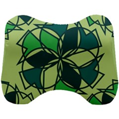 Abstract Pattern Geometric Backgrounds   Head Support Cushion by Eskimos