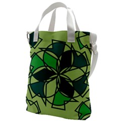 Abstract Pattern Geometric Backgrounds   Canvas Messenger Bag