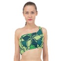 Abstract pattern geometric backgrounds   Spliced Up Bikini Top  View1