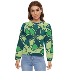 Abstract Pattern Geometric Backgrounds   Women s Long Sleeve Raglan Tee