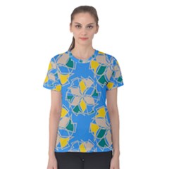 Abstract Pattern Geometric Backgrounds   Women s Cotton Tee