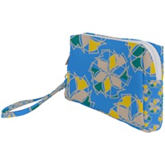 Abstract Pattern Geometric Backgrounds   Wristlet Pouch Bag (small) by Eskimos