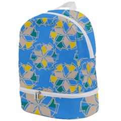 Abstract Pattern Geometric Backgrounds   Zip Bottom Backpack by Eskimos