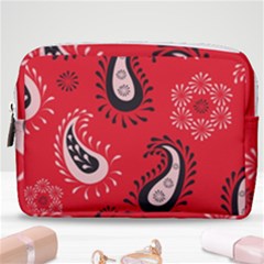 Floral Pattern Paisley Style Paisley Print   Make Up Pouch (medium) by Eskimos