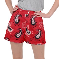 Floral Pattern Paisley Style Paisley Print   Ripstop Shorts by Eskimos