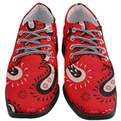 Floral Pattern Paisley Style Paisley Print   Women Heeled Oxford Shoes by Eskimos