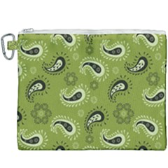 Floral Pattern Paisley Style Paisley Print   Canvas Cosmetic Bag (xxxl) by Eskimos