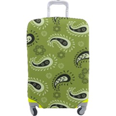 Floral Pattern Paisley Style Paisley Print   Luggage Cover (large) by Eskimos