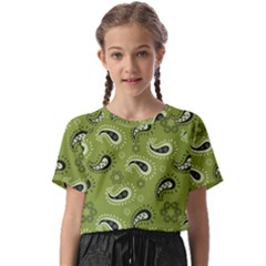 Floral Pattern Paisley Style Paisley Print   Kids  Basic Tee