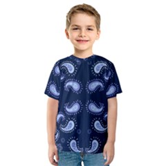 Floral Pattern Paisley Style Paisley Print   Kids  Sport Mesh Tee