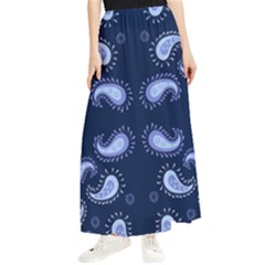 Floral Pattern Paisley Style Paisley Print   Maxi Chiffon Skirt by Eskimos