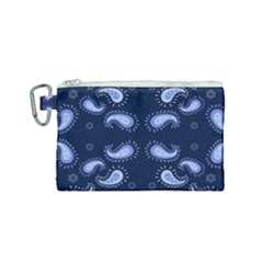 Floral Pattern Paisley Style Paisley Print   Canvas Cosmetic Bag (small) by Eskimos