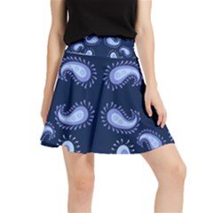 Floral Pattern Paisley Style Paisley Print   Waistband Skirt by Eskimos