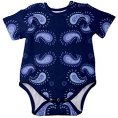 Floral Pattern Paisley Style Paisley Print   Baby Short Sleeve Onesie Bodysuit