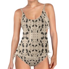 Floral Pattern Paisley Style Paisley Print   Tankini Set by Eskimos