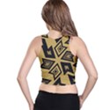 Abstract pattern geometric backgrounds   Racer Back Crop Top View2