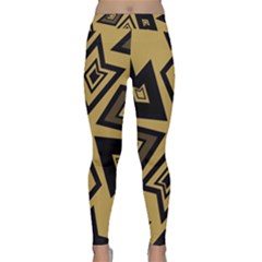 Abstract Pattern Geometric Backgrounds   Classic Yoga Leggings by Eskimos