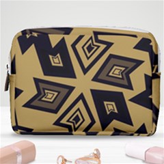 Abstract Pattern Geometric Backgrounds   Make Up Pouch (medium) by Eskimos