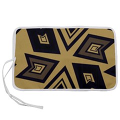 Abstract Pattern Geometric Backgrounds   Pen Storage Case (m) by Eskimos