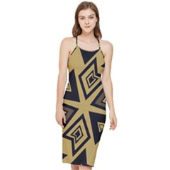 Abstract Pattern Geometric Backgrounds   Bodycon Cross Back Summer Dress by Eskimos