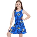 Abstract pattern geometric backgrounds   Kids  Lightweight Sleeveless Dress View1