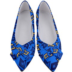 Abstract Pattern Geometric Backgrounds   Women s Bow Heels by Eskimos